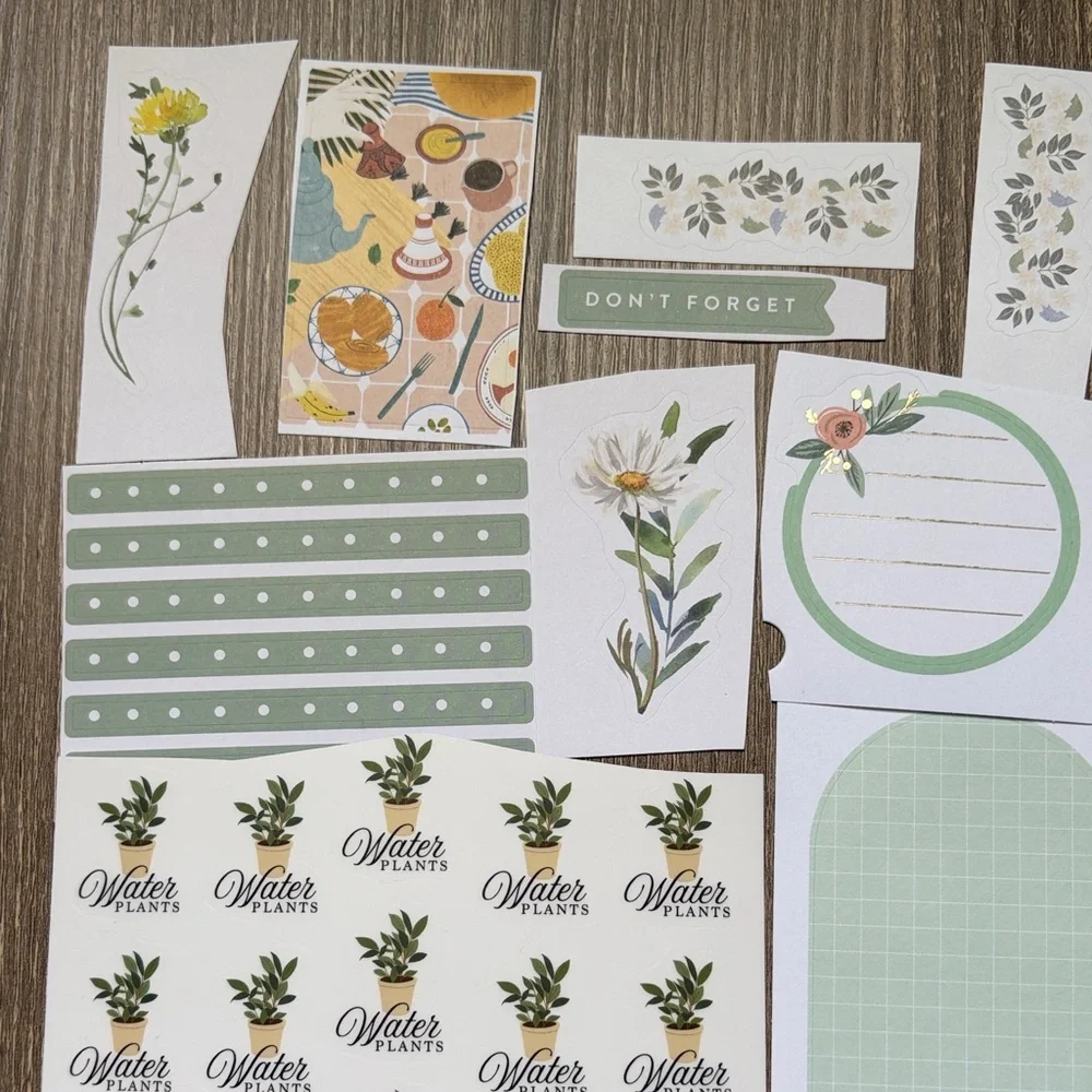 ❤️$3 Green Hue Not So Mystery Happy Planner Sticker Set